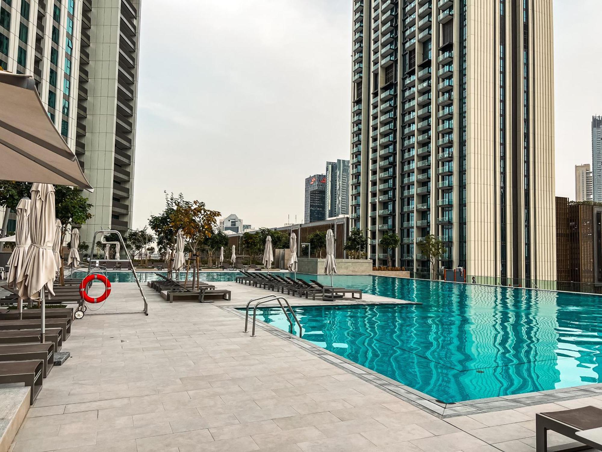 Appartamento Stunning Burj View Dubai Mall Access Infinity Pool Esterno foto